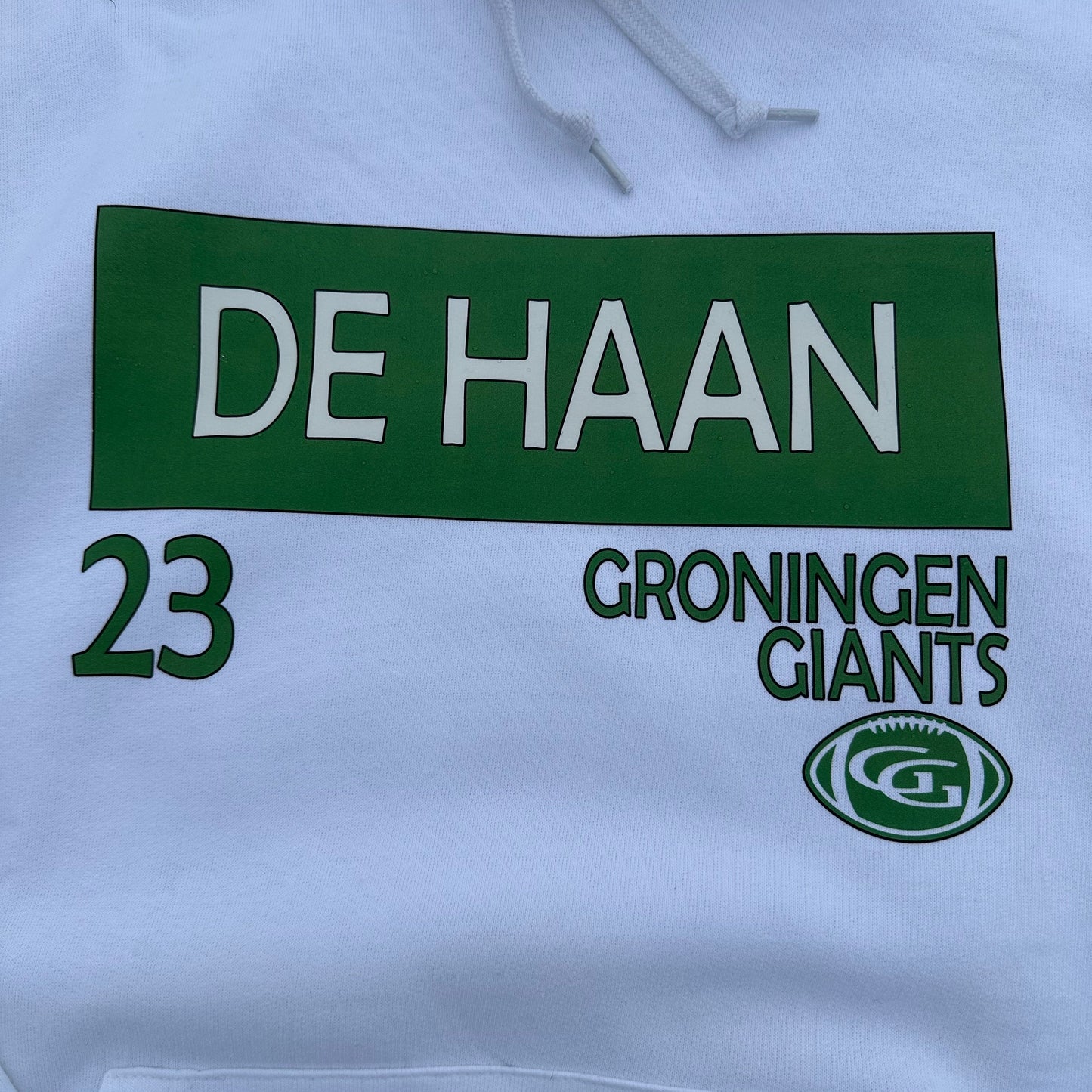 Groningen Giants Custom Name Plate Hoodie